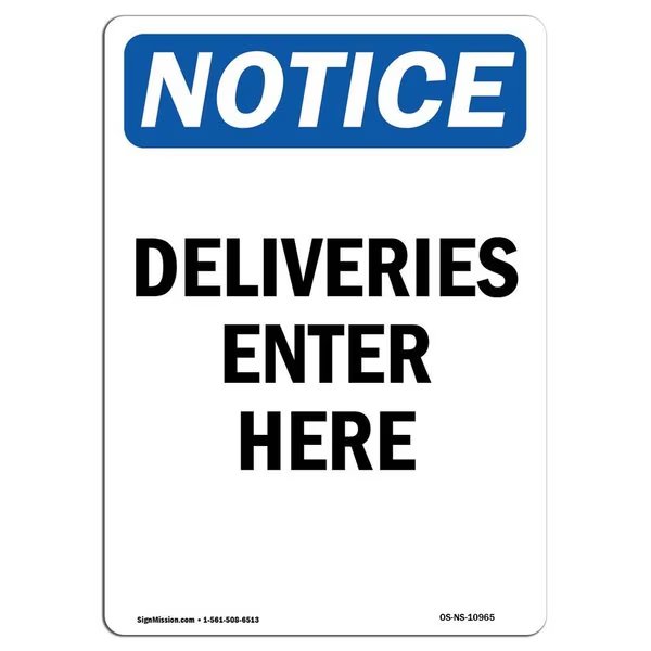 Safety Sign, OSHA Notice, 24